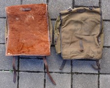 M Wehrmacht 2WK 2. Stück Leinen-Tornister Fell-Rucksack Marschgepäck Affe na sprzedaż  Wysyłka do Poland