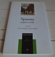Spinoza pagine scelte usato  Zermeghedo