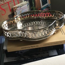 Silbertablett versilbert lober gebraucht kaufen  Forchheim