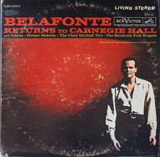 RCA LSO6007 Belafonte Returns to Carnegie Hall, 5S/5S/1S/1S BD label,2LP,EX+/NM- comprar usado  Enviando para Brazil