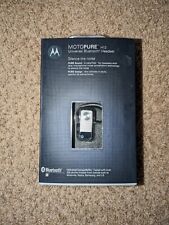 Motorola MotoPure H12 fone de ouvido Bluetooth universal CrystalTalk e kit carregador de carro comprar usado  Enviando para Brazil