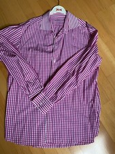 Herrenhemd pink kariert gebraucht kaufen  Gießen