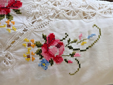 Embroidered tablecloth lace for sale  Sun Prairie