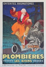 Plombières bains affiche d'occasion  Velleron