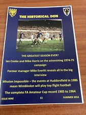 Wimbledon fanzine historical for sale  EPSOM