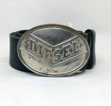 Usado, Cinturón Vintage Negro Largo Cuero Logo Diesel Talla 90/36 Hebilla Rota segunda mano  Embacar hacia Argentina