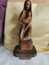 Vintage holzstatue ikone gebraucht kaufen  Geldern