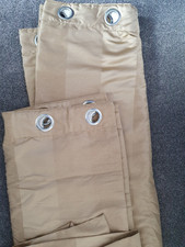 Gold eyelet curtains for sale  BIRMINGHAM