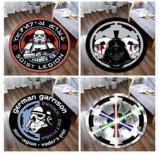 Tapete Star Wars redondo antiderrapante capacho cadeira almofada área decoração tapete para casa, usado comprar usado  Enviando para Brazil