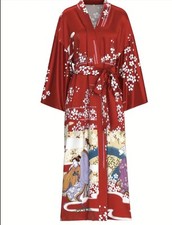 Kimono rouge chinois d'occasion  La Chapelle-Saint-Luc