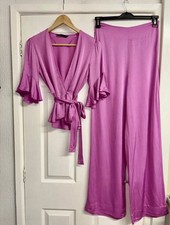 Zara pink ruffle for sale  BOURNEMOUTH