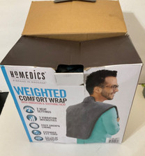 Envoltório de massagem HoMedics conforto ponderado com vibração e calor calmante #HCM-460H comprar usado  Enviando para Brazil