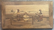 Cadre tableau marqueterie d'occasion  Écouis