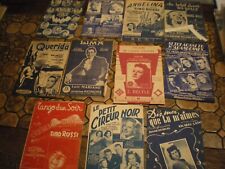 Lot anciennes partitions d'occasion  Sedan