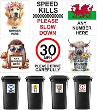 Wheelie bin sticker for sale  HIGHBRIDGE