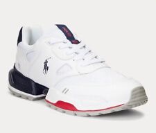 Tênis Polo Ralph Lauren Masculino Couro Malha Branco Azul Marinho Vermelho Jogger Novo Sem Caixa Tamanho 10 comprar usado  Enviando para Brazil