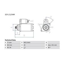 Cashback bosch starter for sale  BIRMINGHAM