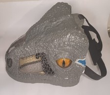 Máscara Jurassic Park Velociraptor Blue som eletrônico! Olhos se movem! comprar usado  Enviando para Brazil