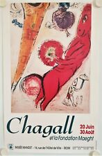 Affiche chagall fondation d'occasion  La Courtine
