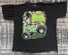 Camiseta Vintage Anos 90 Grave Digger Monster Truck Kill Devil Hills, NC Terror Extra Grande comprar usado  Enviando para Brazil