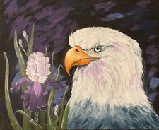 painting eagle original large for sale  Jerome