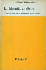 Filosofia analitica gianquinto usato  Italia