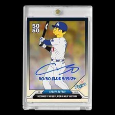 Cartão fac-símile Shohei Ohtani #17 2024 Los Angeles Dodgers 50/50 Club comprar usado  Enviando para Brazil