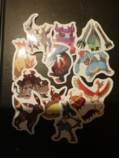 Pokemon stickers x10 for sale  WOLVERHAMPTON