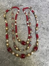 Gold tone red for sale  Buckley