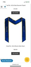 Ucla graduation sash for sale  Fontana