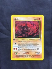 Cartões Pokemon: Neo Genesis 1ª edição comum: Onix 69/111 comprar usado  Enviando para Brazil