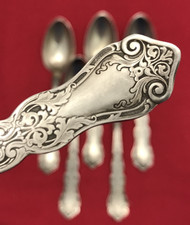 6 peças 1907 ALHAMBRA padrão banhado a prata 6" colheres de chá Rogers âncora muito bom! comprar usado  Enviando para Brazil