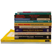 Social work books for sale  RUISLIP