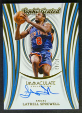 2023-24 LATRELL SPREWELL AUTOGRAFADO PANINI COLEÇÃO IMACULADA VIRTUOSO #SSS-LSN /99, usado comprar usado  Enviando para Brazil