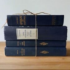 1900s French Book Stack. Blue Books. Map Book. Travel Guide. Classic Literature comprar usado  Enviando para Brazil