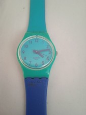 Swatch blu verdacqua usato  Amorosi
