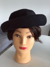 Chapeau noir feutrine d'occasion  Douai
