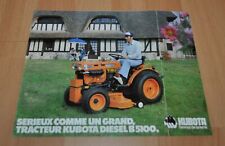 Kubota B5100 Ciągnik Japońska broszura Broszura Broszura FR na sprzedaż  PL