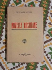 Verga novelle rusticane usato  Italia