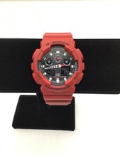 Relógio analógico digital Casio G-Shock vermelho GA-100B - Nova bateria - Funciona comprar usado  Enviando para Brazil