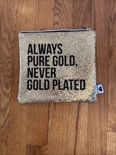 Usado, Bolsa clutch/maquiagem dourada comprar usado  Enviando para Brazil