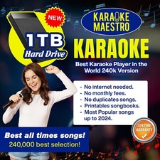 Karaokê Inglês 240K Músicas em HD com Sistema Profissional Melhor Software comprar usado  Enviando para Brazil