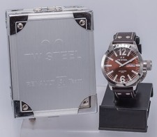 Usado, Relógio de pulso masculino TW Steel CEO Canteen CE1009 quartzo 45mm - mostrador marrom comprar usado  Enviando para Brazil