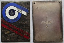 Versilberte plakette zielfahrt gebraucht kaufen  Borna