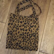 Leopardskin fabric tote for sale  PRESTON