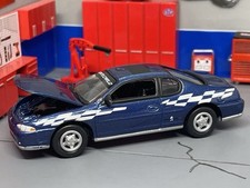 Capô de abertura 6ª geração 2000-2005 Chevy Monte Carlo SS edição carro ritmo azul 1/64 comprar usado  Enviando para Brazil
