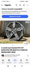 Cerchi borbet t10 usato  Sassari