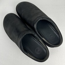Tamancos mules chinelos de couro preto tamanho 11,5 masculino UGG Australia | Modelo 5799 comprar usado  Enviando para Brazil