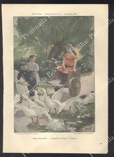 Gravure illustration gorguet d'occasion  Douarnenez