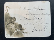 Victorian greeting card for sale  NORWICH